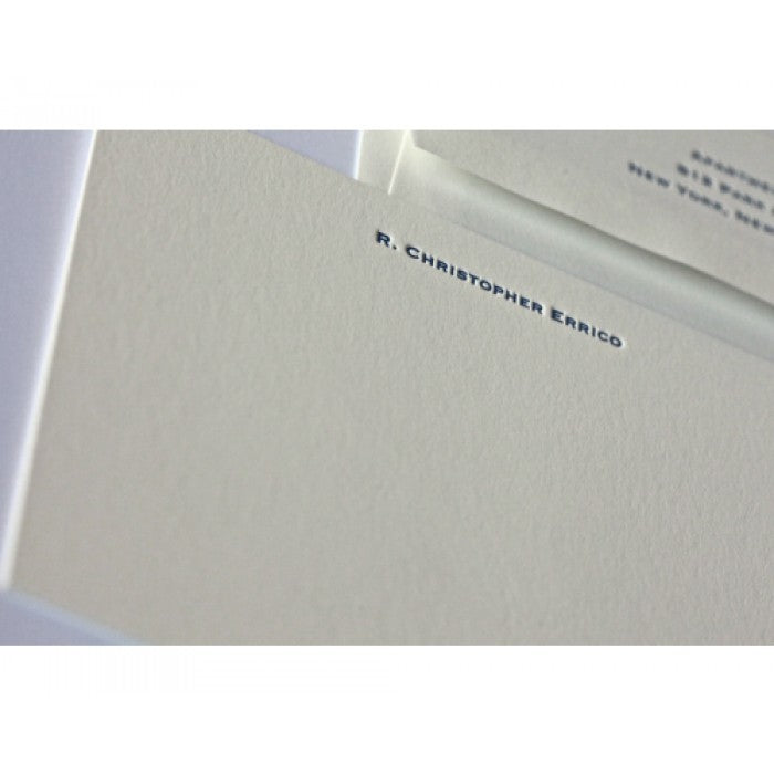 christopher social stationery