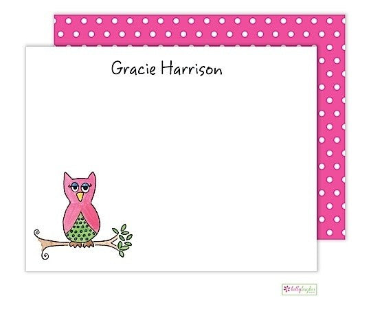 personalized - what a hoot flat notes