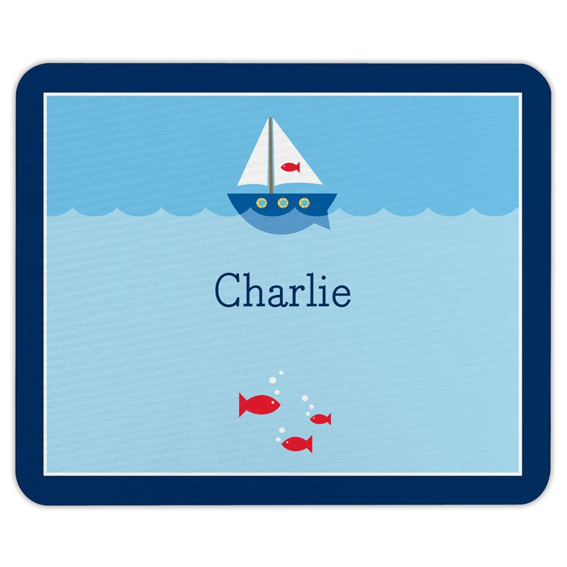 boatman geller sailboat mouse pad