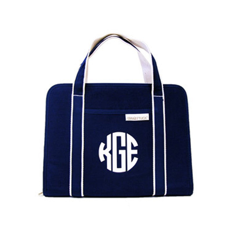 boatman geller classic navy notetote