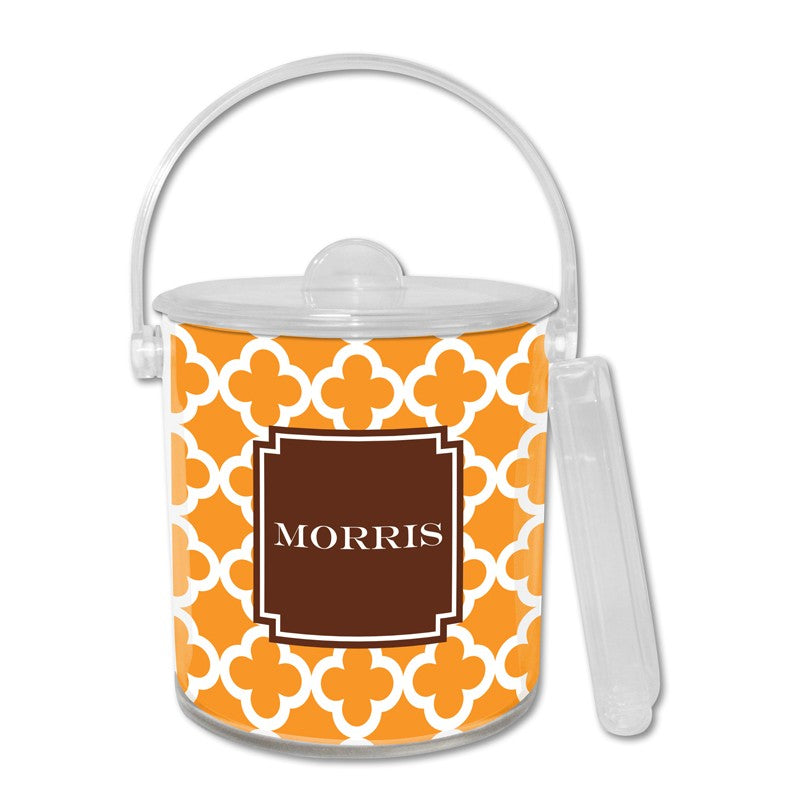boatman geller bristol tile tangerine ice bucket