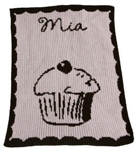 cupcake stroller blanket