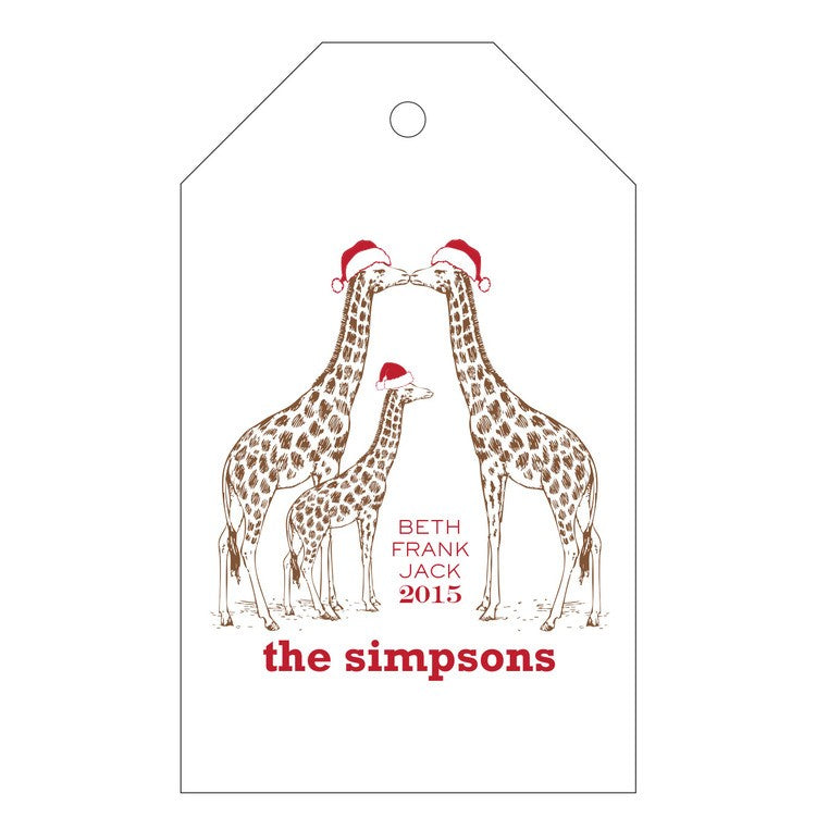 haute papier letterpress gift tag t66