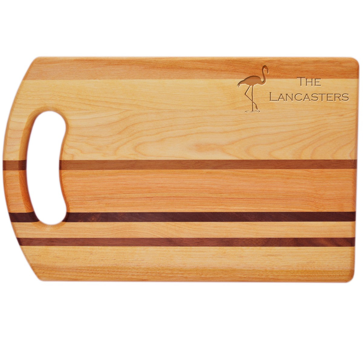 Personalized Flamingo Integrity Board Bread Board Medium