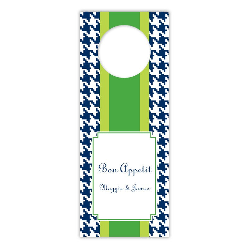 boatman geller alex houndstooth navy wine tags