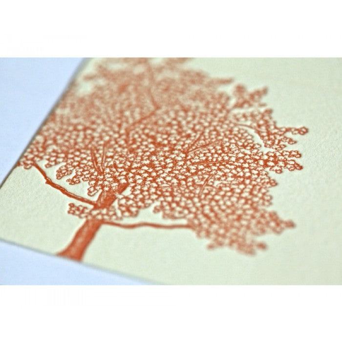 tree blossom reherseal dinner invitation