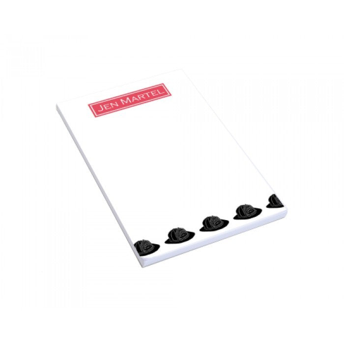 firefighter's helmet desk pad