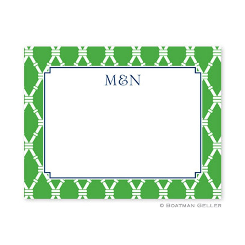 boatman geller bamboo kelly small flat notecard