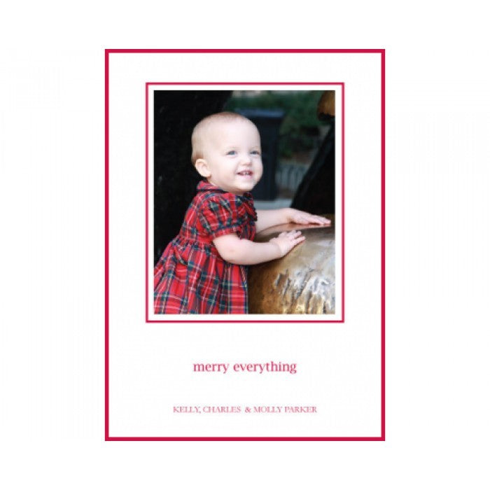 classic merry holiday cards
