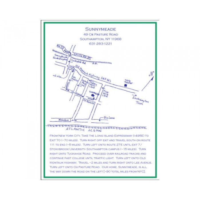 lily & dillon sunnymeade map card