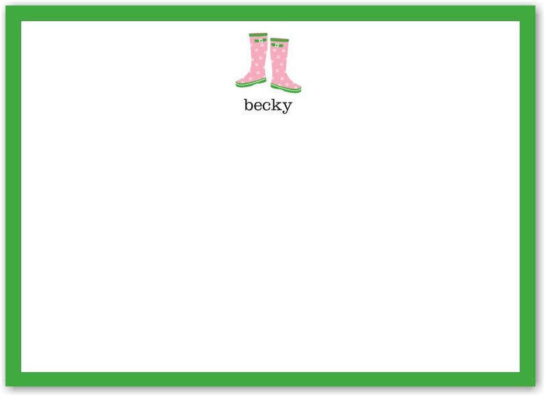 boatman geller wellies flat invitations