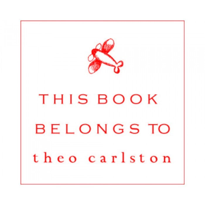 plane book plates