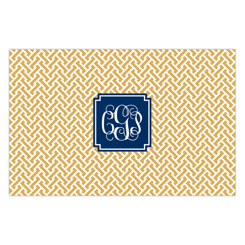 boatman geller stella gold disposable placemats