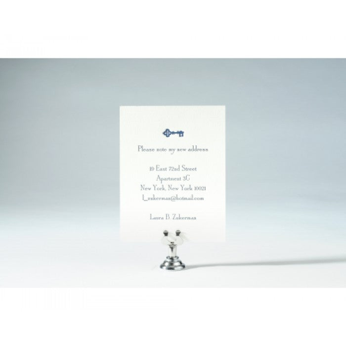 key to the door moving card