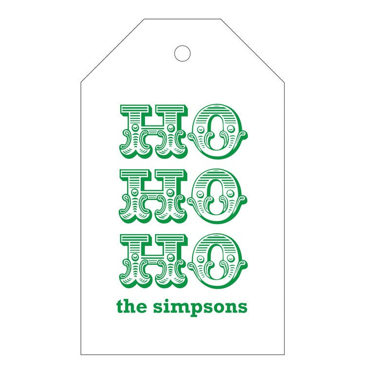 haute papier letterpress gift tag t65