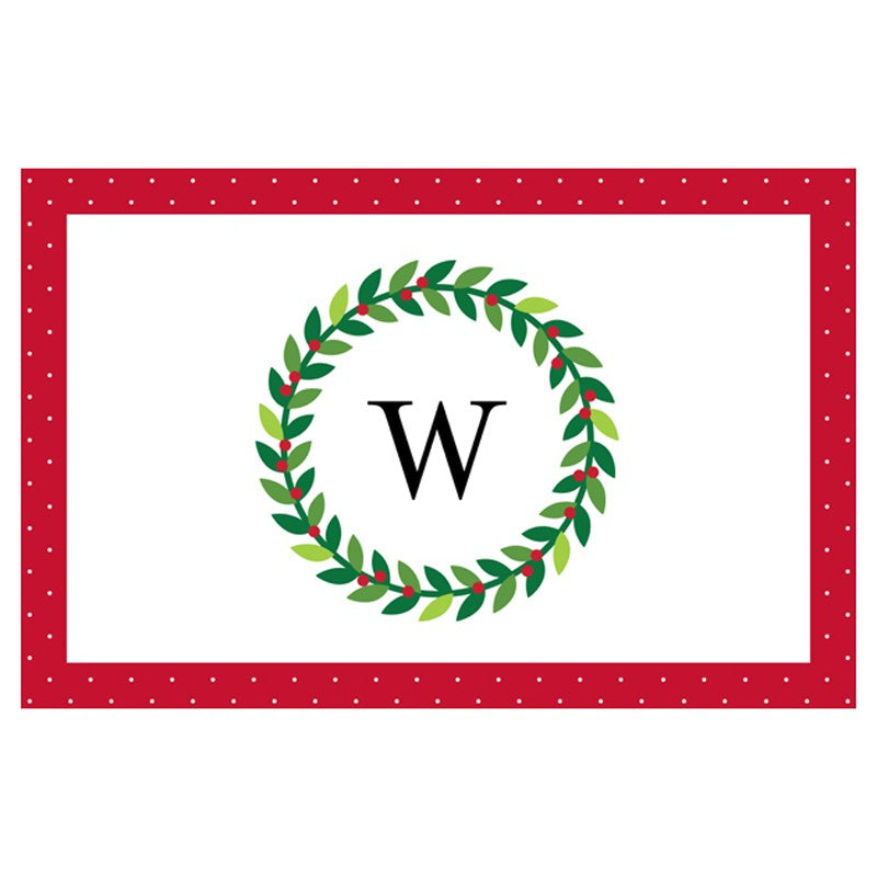 boatman geller wreath disposable placemats