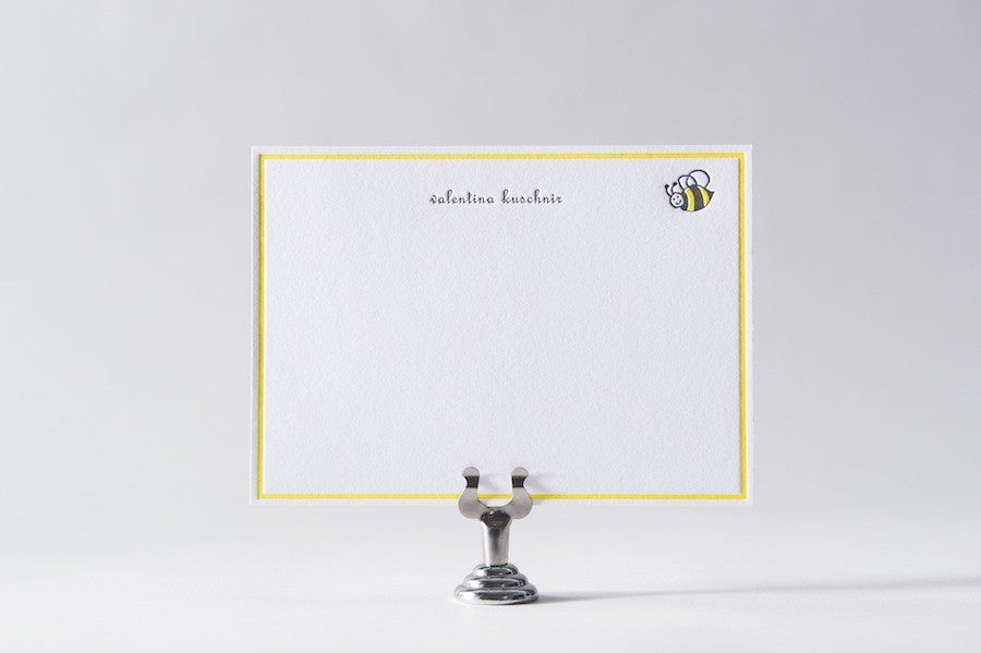bumble bee stationery