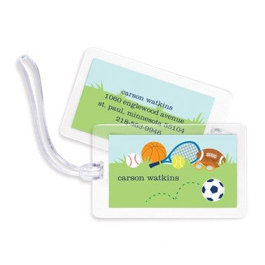 boatman geller sports boy bag tags
