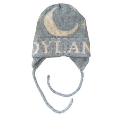 moon stars hat with earflaps
