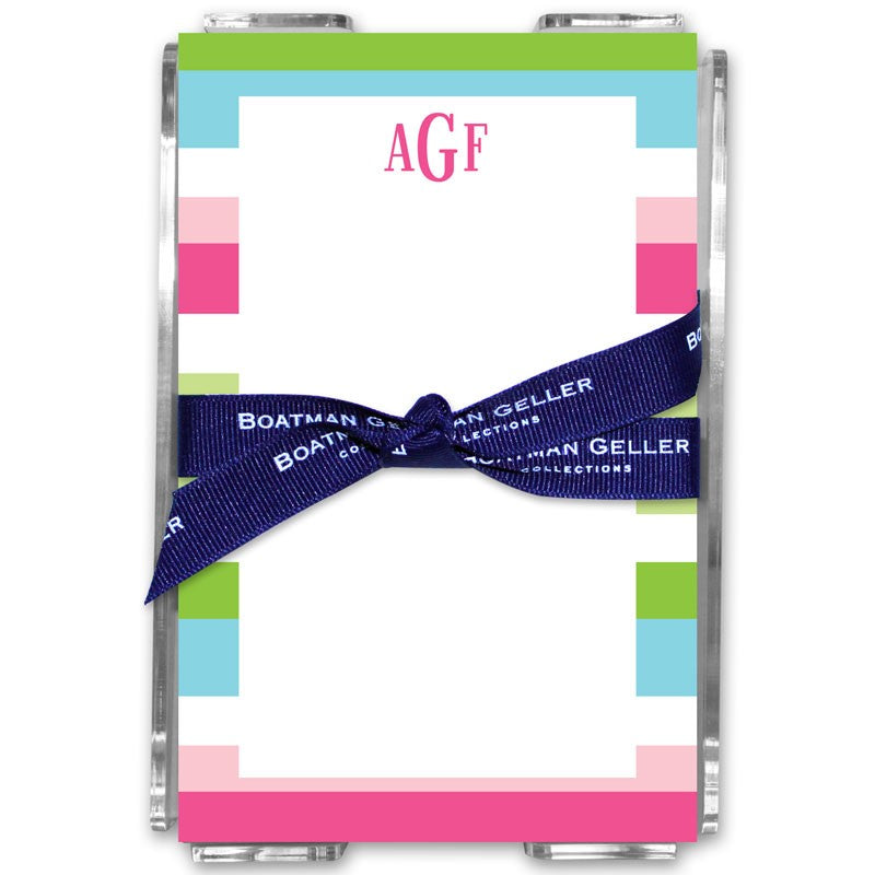 boatman geller espadrille preppy acrylic note sheets