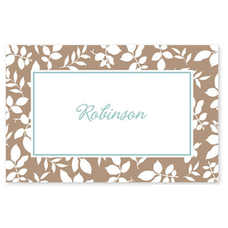 boatman geller silo leaves mocha disposable placemats