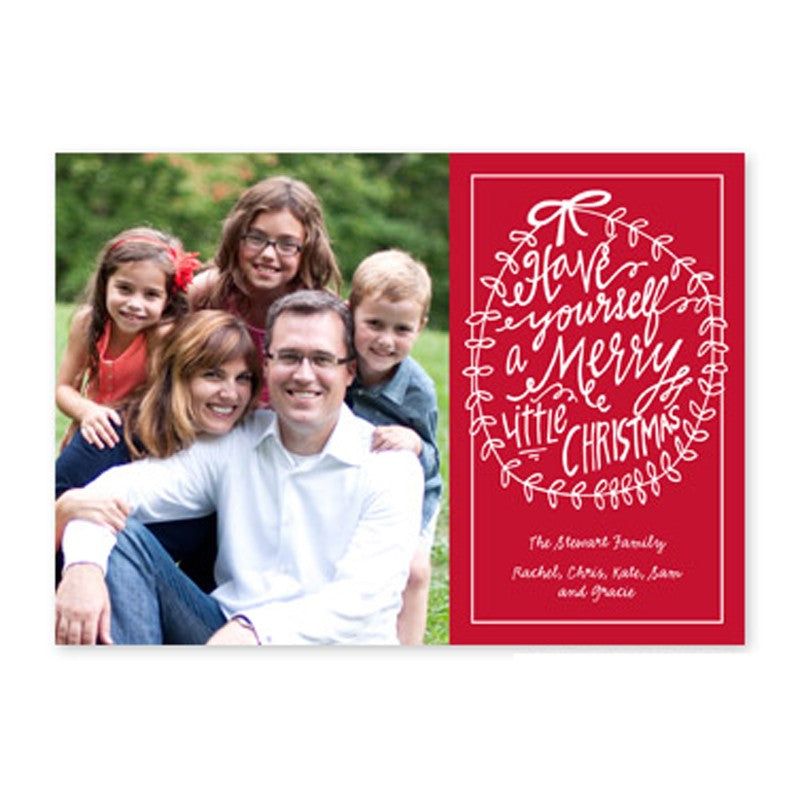boatman geller merry little christmas cherry photocard