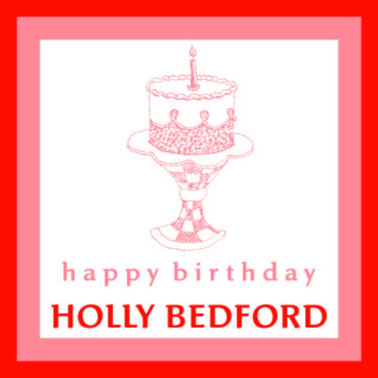 personalized birthday cake gift stickers