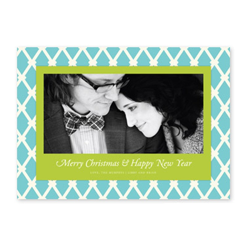 boatman geller claire aqua & kiwi photocard