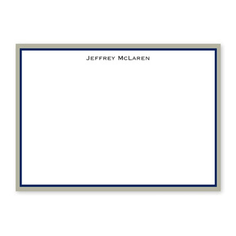 boatman geller mclaren blazer flat notecard