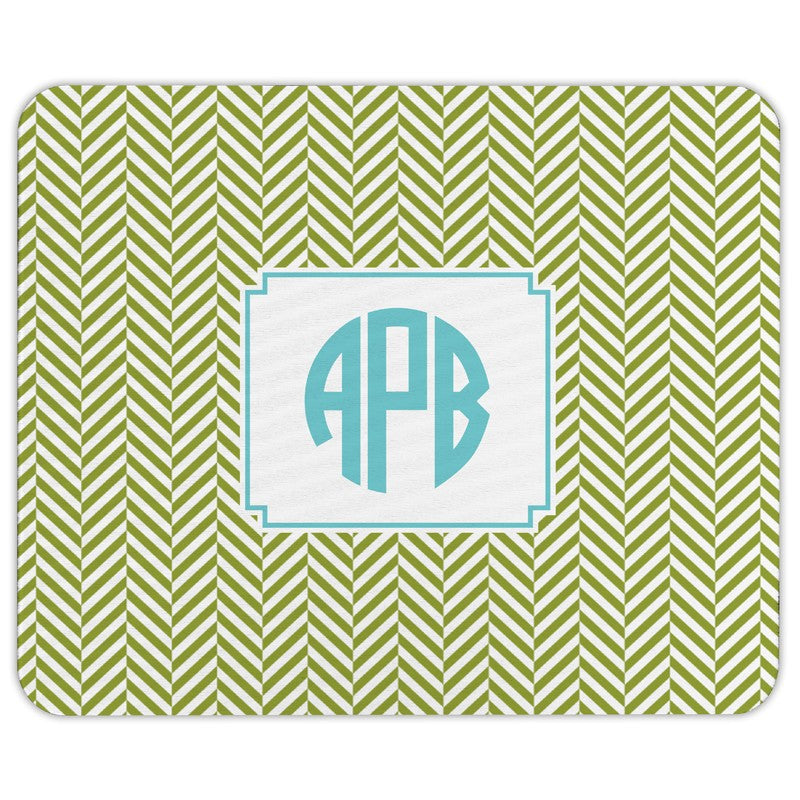boatman geller herringbone jungle mouse pad