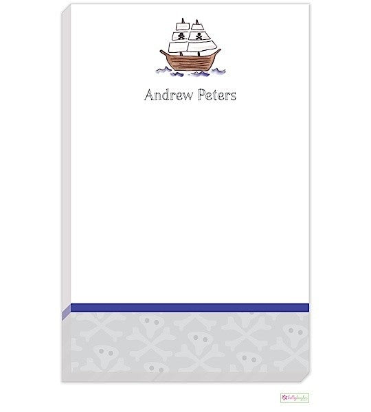 personalized - ahoy matey notepad