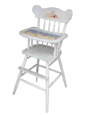 high chair (seashore motif)