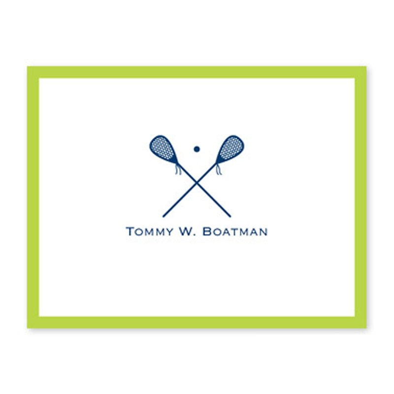 boatman geller lacrosse navy foldover note