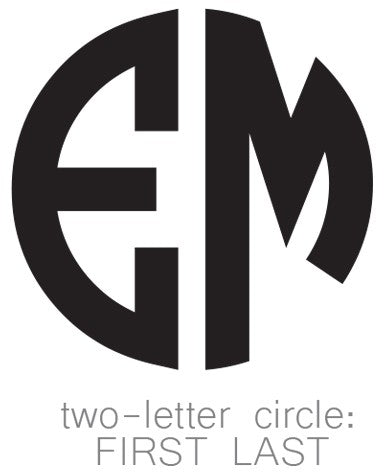 2 letter circle