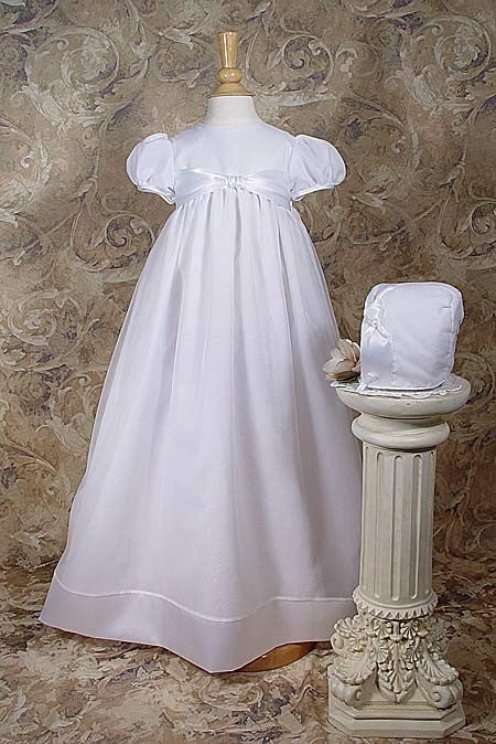 organza christening gown