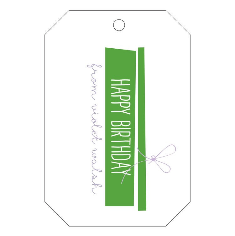 haute papier letterpress gift tag t41