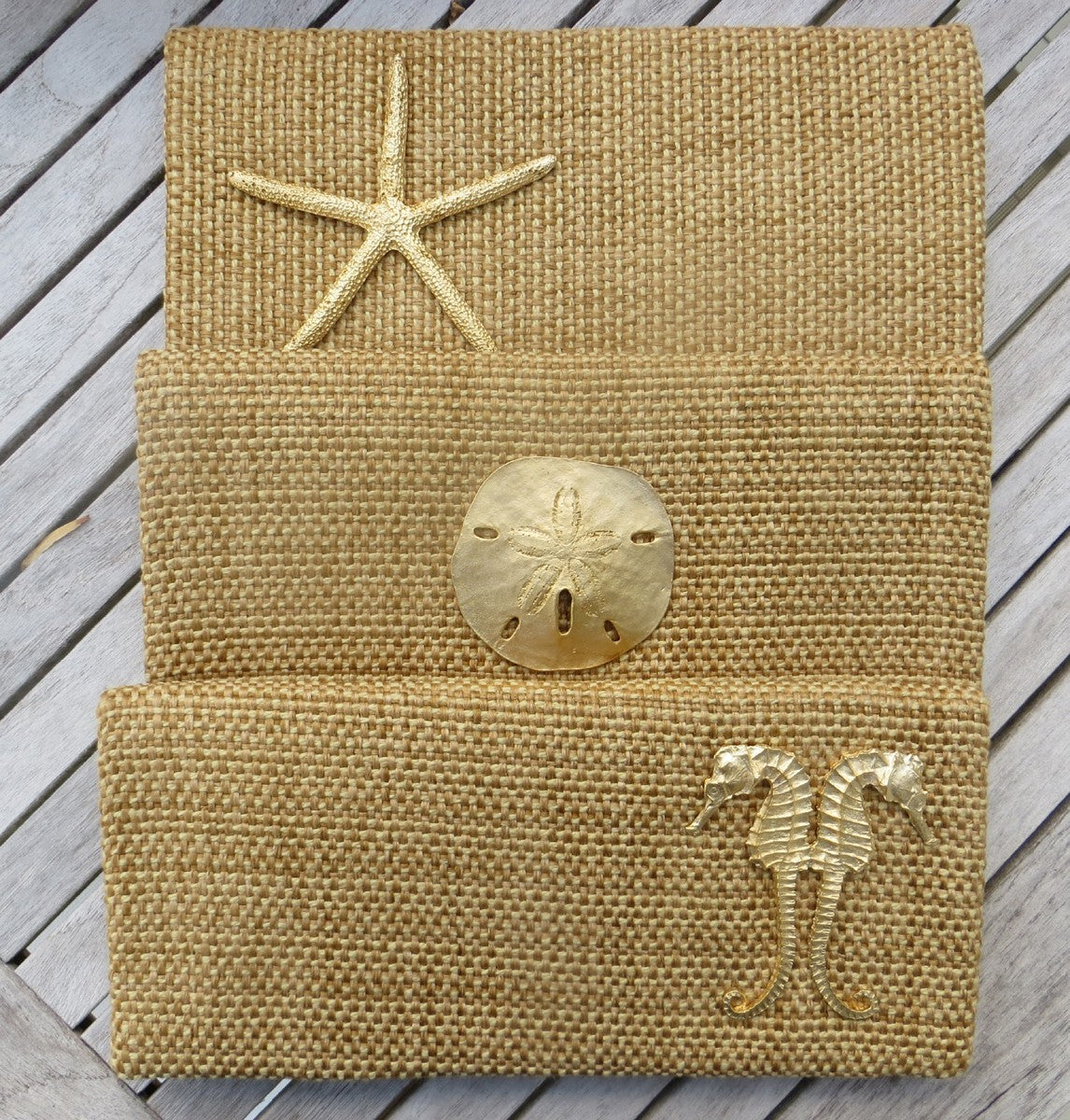 seaside clutch with casting (golden grass)