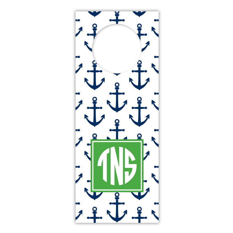 boatman geller anchors navy wine tags