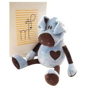 blue and chocolate pig by moncalin