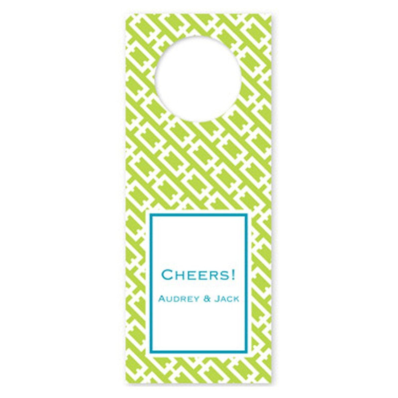 boatman geller chain link lime wine tags