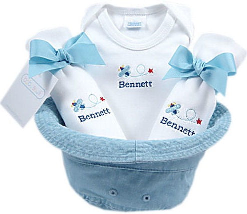 baby boy gift basket bucket