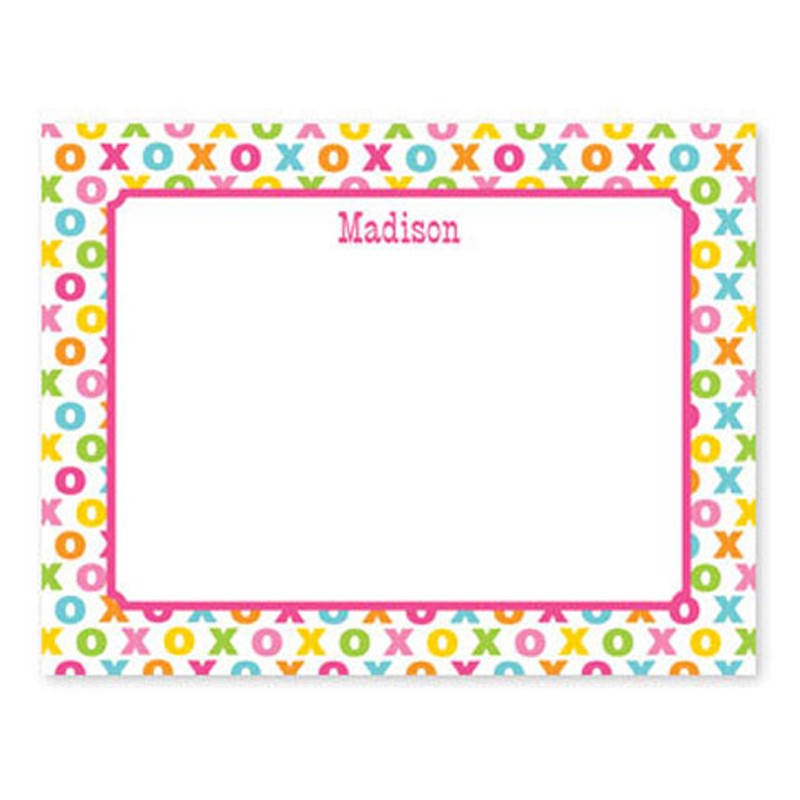 boatman geller hugs and kisses invitation notecard