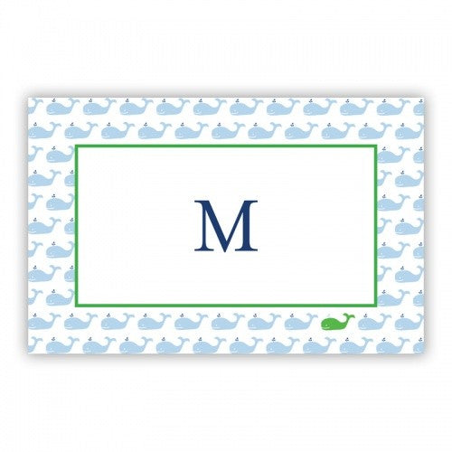 Whale Repeat Disposable Placemat