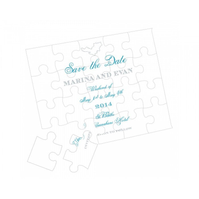 personalized invitation puzzle
