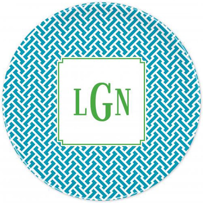 boatman geller stella turquoise plate