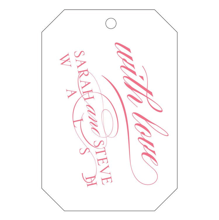 haute papier letterpress gift tag t49
