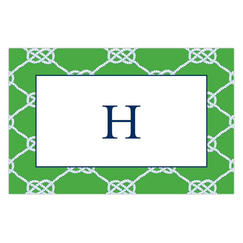 boatman geller nautical knot kelly disposable placemats