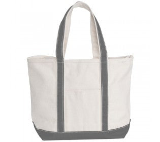 boat tote - gray