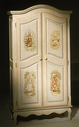 french full door armoire (enchanted forest)