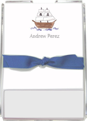 personalized memo sets - ahoy matey